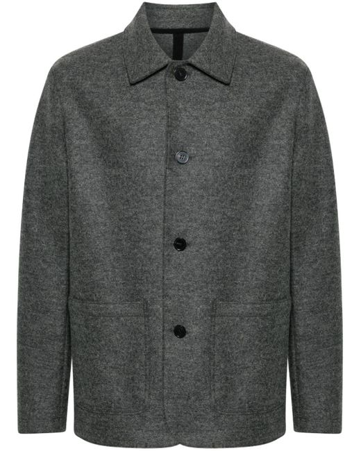 Harris Wharf London Gray Utility Jacket for men