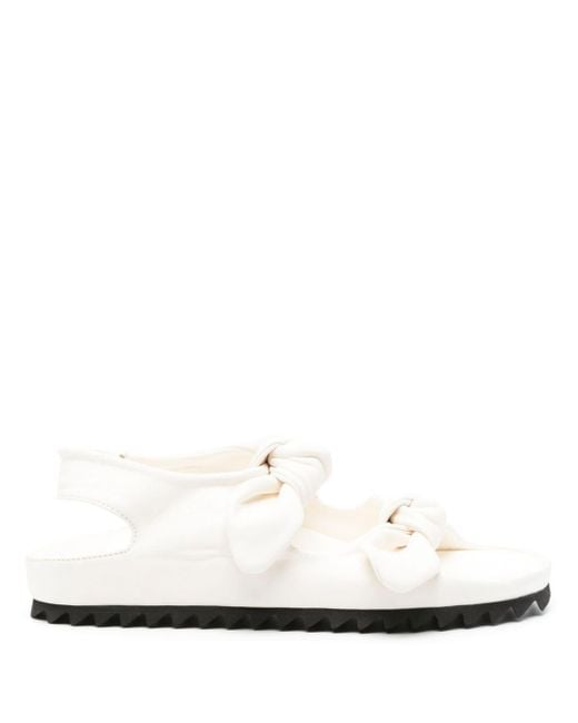 Officine Creative White Pelagie Leather Sandals
