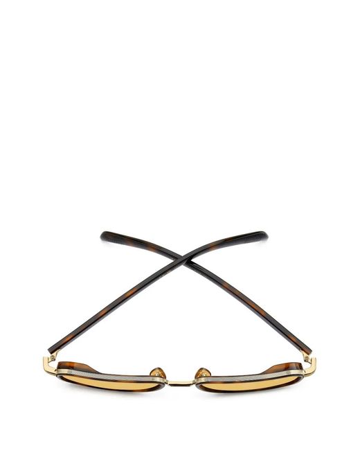 David Beckham Metallic Geometric-Frame Sunglasses for men