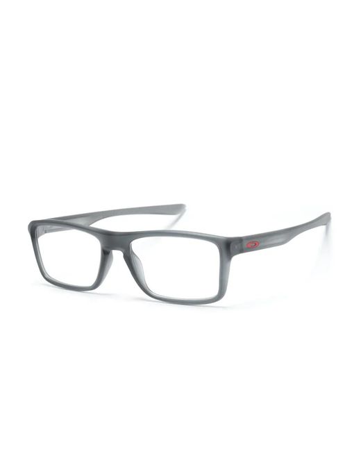 Oakley Gray Rectangle-Frame Glasses for men