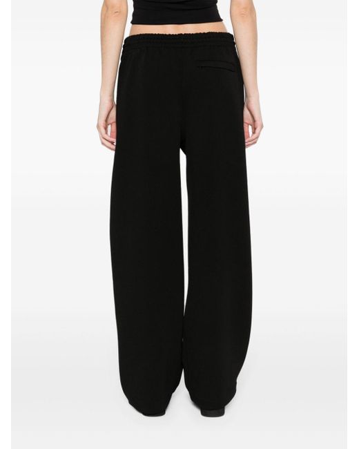 Pantaloni dritti a coste di Wardrobe NYC in Black