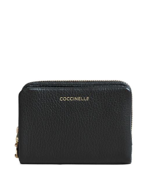 Coccinelle Black Zip-Up Wallet