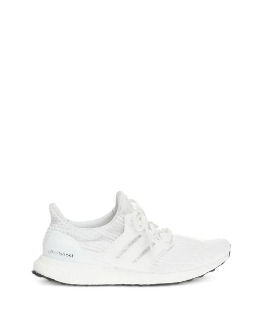 Adidas White Ultraboost - Running Shoes