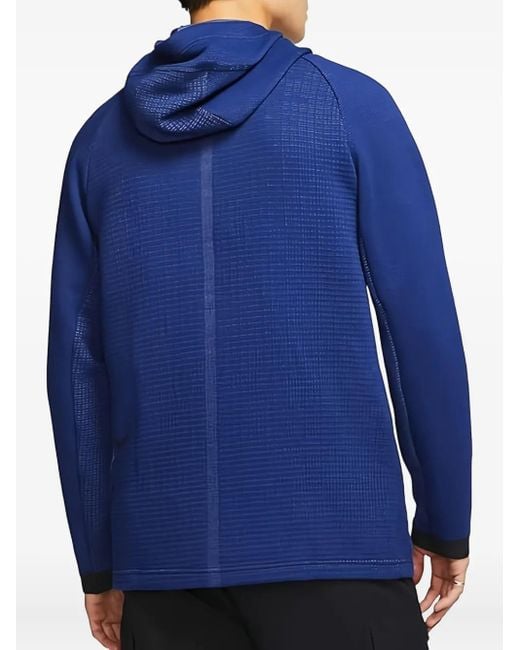 Nike Blue Tech Pack Windrunner Zip Hoodie for men