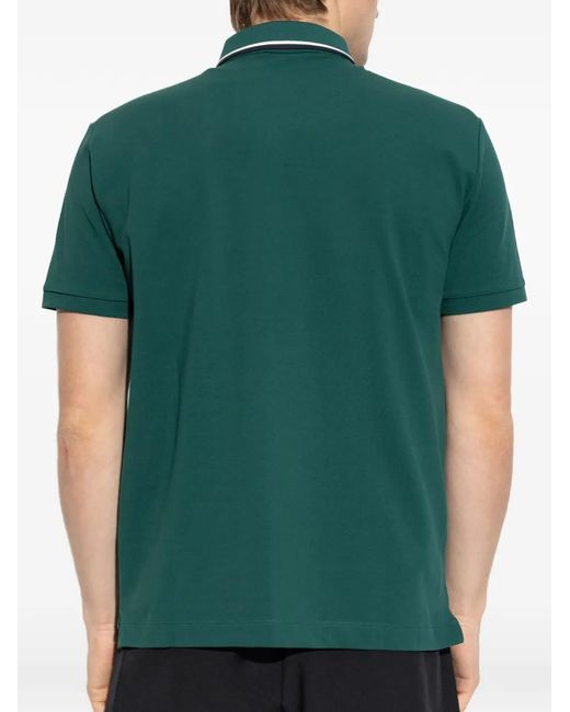 EA7 Green Polo À Logo Imprimé for men