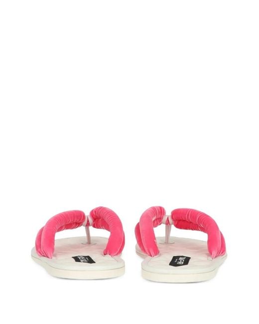 Tom Ford Pink Quilted Flip Flops for men