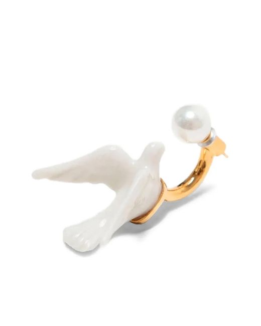 Andres Gallardo Dove ピアス White