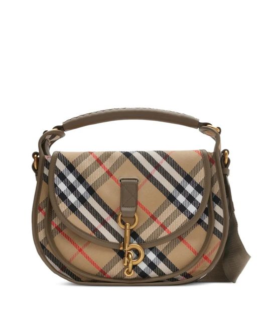 Burberry Natural Small B Clip Tote Bag