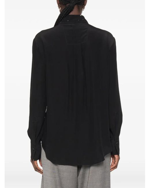 Trame Auree Black Frida Crystal-Embellished Shirt