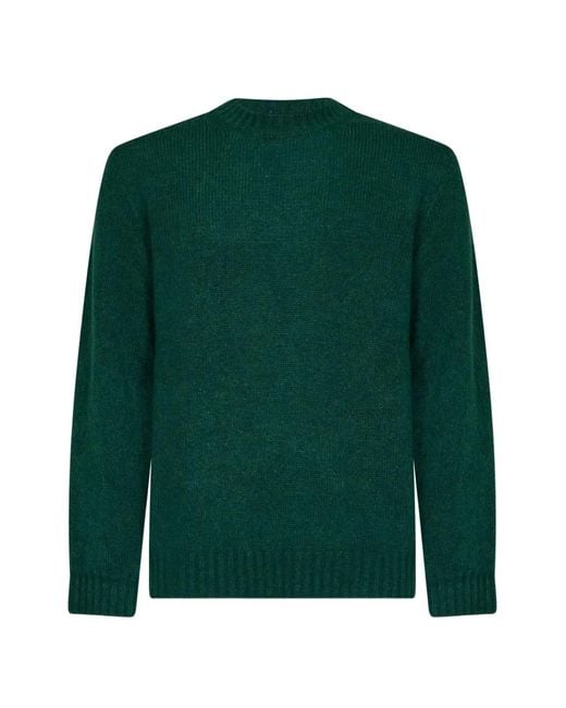 NN07 Green Lee Ribbed-Trim Sweater for men