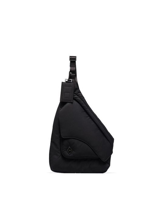 A_COLD_WALL* Black Triangle Sling Bag for men