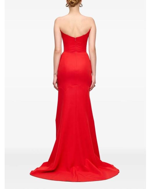 Abito Senza Spalline di V:PM ATELIER in Red