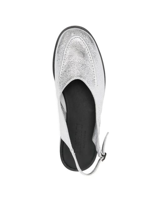 Hereu White Juliol Slingback Metallic