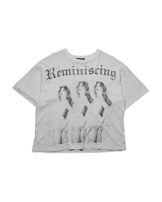 Enfants Riches Deprimes Gray Reminiscing Graphic T-shirt for men