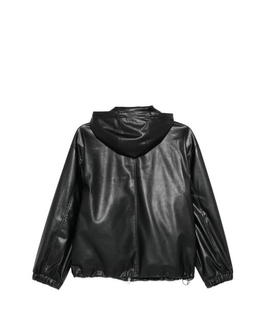 DUNST Black Hooded Zip Jacket