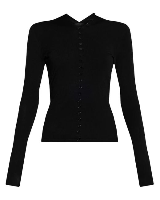 Cárdigan de punto Alexander Wang de color Black