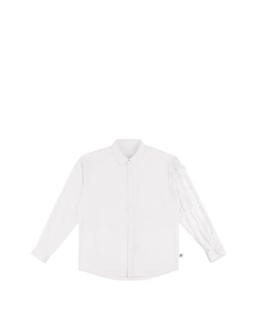 Area White Chemise Oxford À Sequins