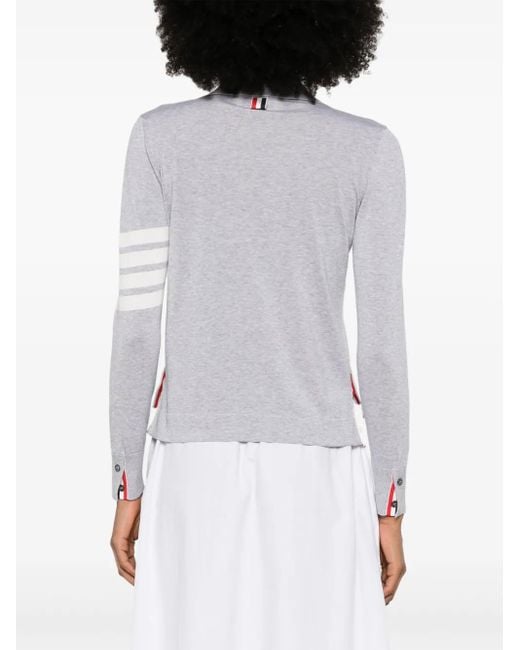 Thom Browne Gray 4Bar Cotton Shirt