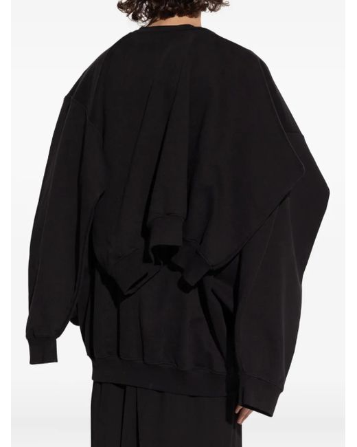 Vetements Blue Double Layered Sweatshirt