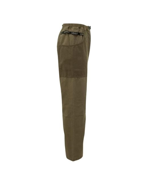 Gramicci Green Gadget Tapered Trousers for men