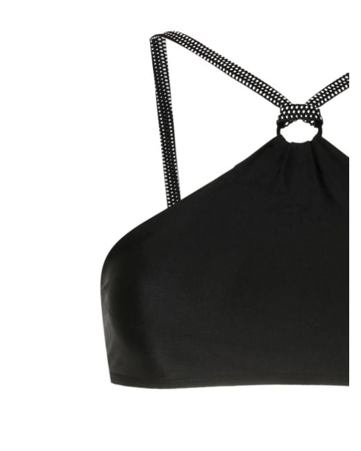Lenny Niemeyer Black Halterneck Bikini Top