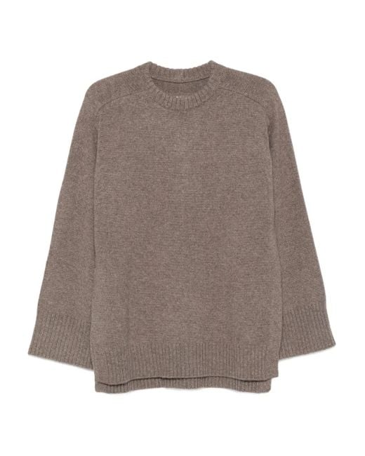 Jersey con cuello redondo Loulou de Saison de color Brown