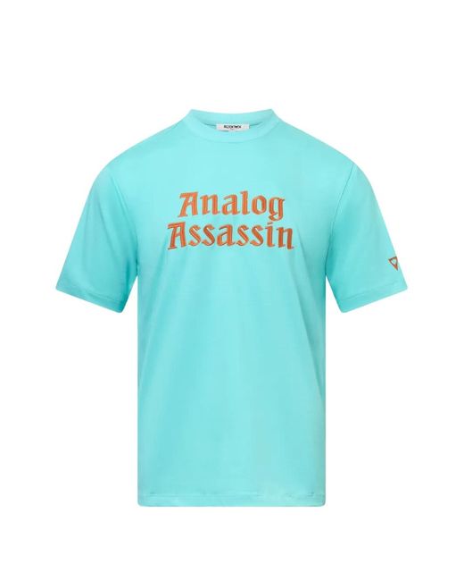 Black Jack Jewelry Blue Detail-Appliqué T-Shirt
