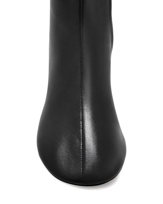 Proenza Schouler Black Glove Leather Ankle Boots