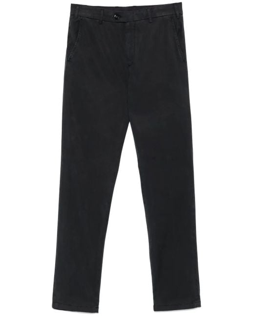 Canali Blue Tapered Chinos for men