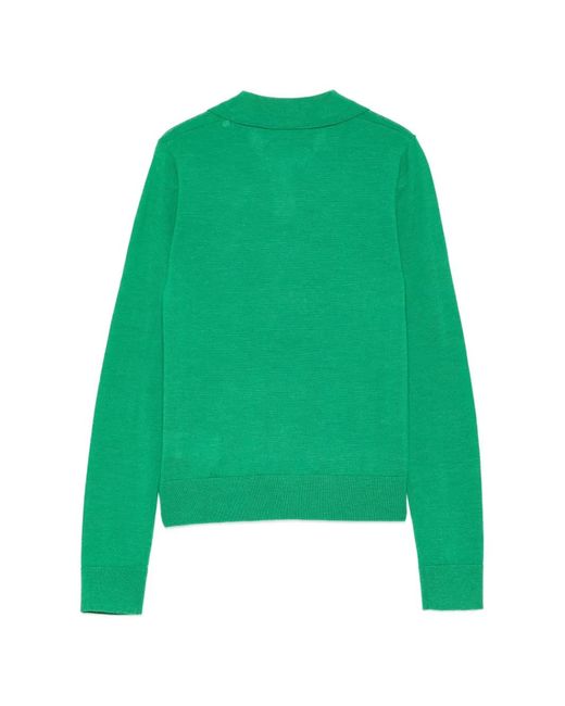 Iceberg Green V-Neck Sweater