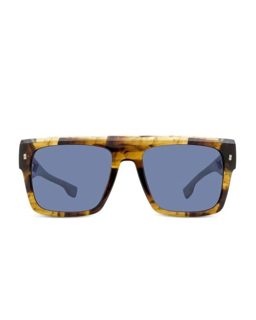 DSquared² Blue Square-Frame Sunglasses for men