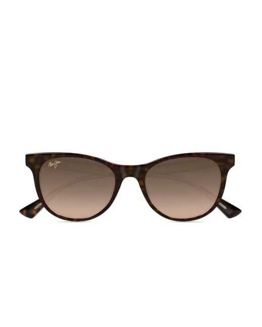 Maui Jim Brown Cat-Eye Sunglasses