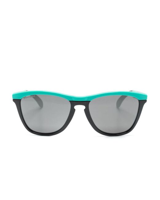 Oakley Blue Frogskinstm Range Wraparound-frame Sunglasses