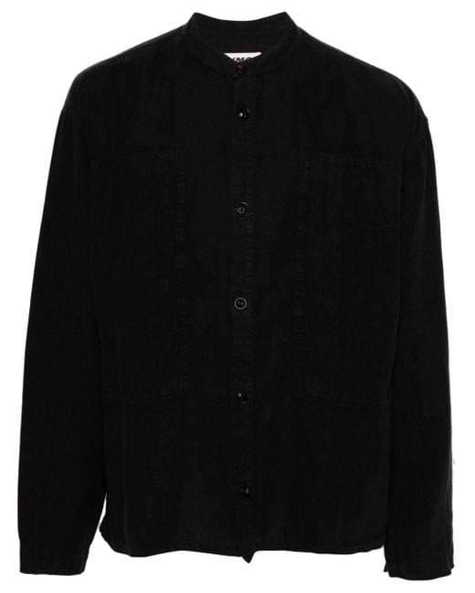 YMC Coreana Linnen Overhemd in het Black voor heren