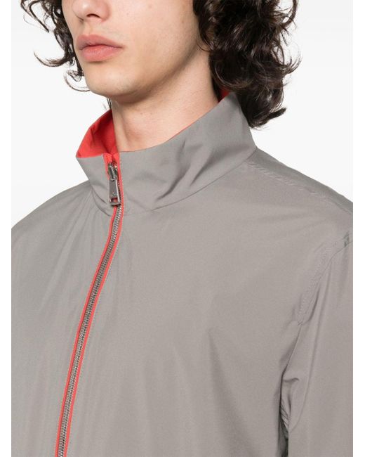 Paul & Shark Gray Typhoon Reversible Jacket for men