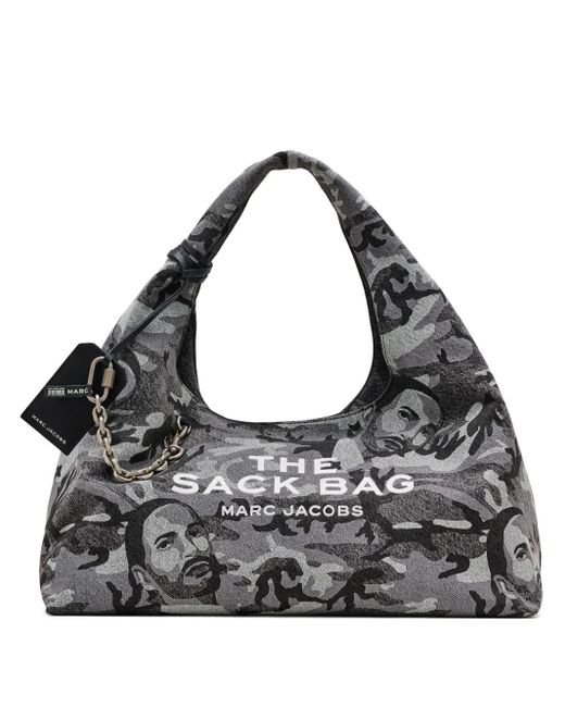 Borsa The Marc Camo Sack di Marc Jacobs in Black