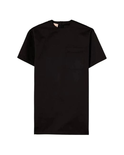 Plan C Black Duchese Chest-Pocket Mini Dress