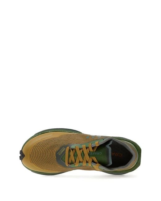 C.r.a.f.t Green Endurance Trail Sneakers for men