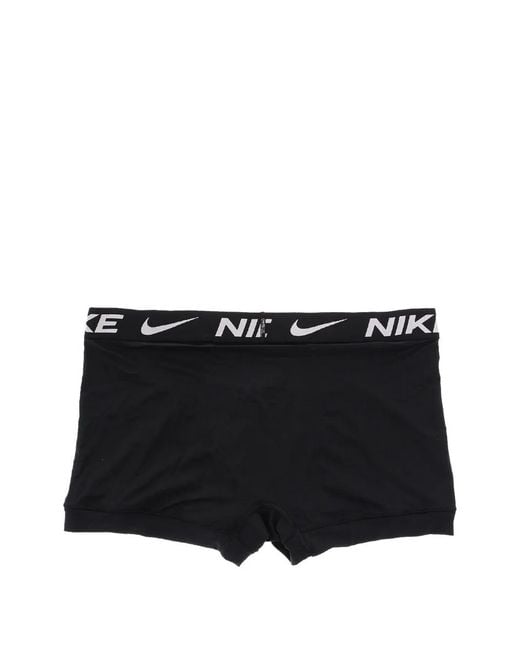 Nike Black Dri-Fit Logo-Waistband Boxers for men