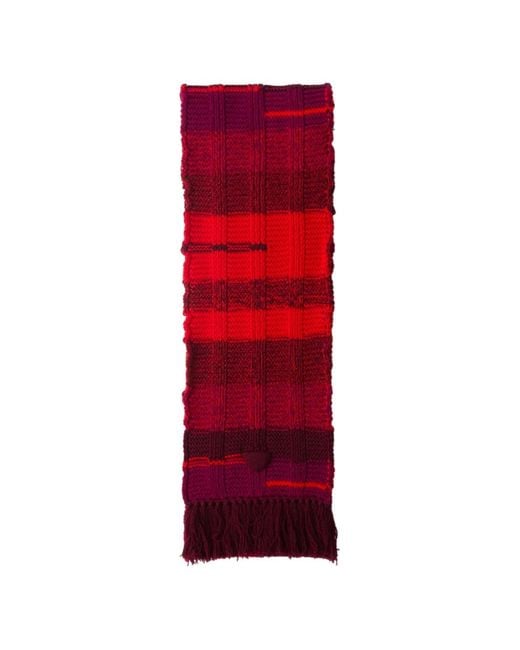 Prada Red Wool Scarf