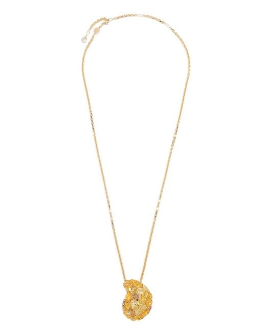 Swarovski White Gema-Tone-Stone Necklace