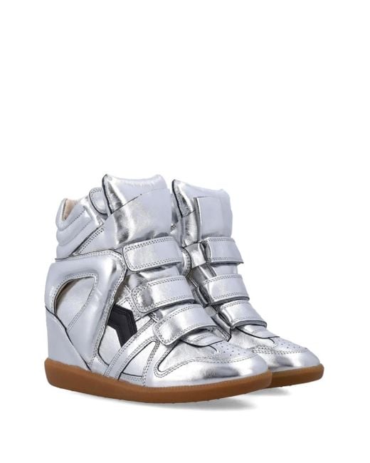 Isabel Marant Bekett Metallic Sneakers