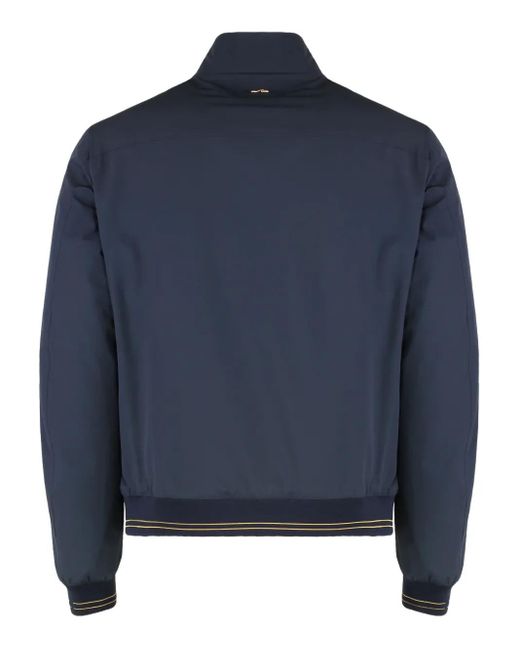 Paul & Shark Blue Waterproof Jacket for men