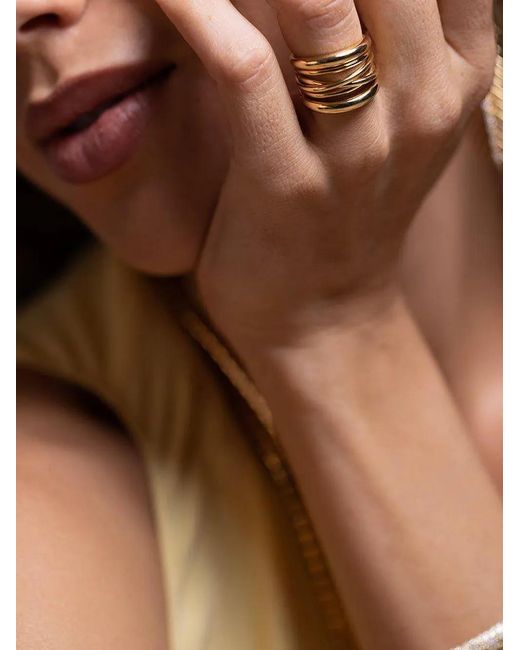 Sidney Garber Natural Scribble Ring