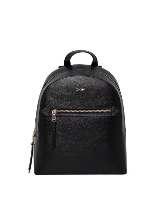 Mochila De Piel DKNY de color Black
