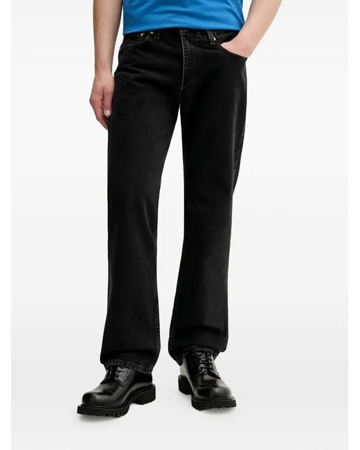 Levi's Black Jean Droit Décontracté for men