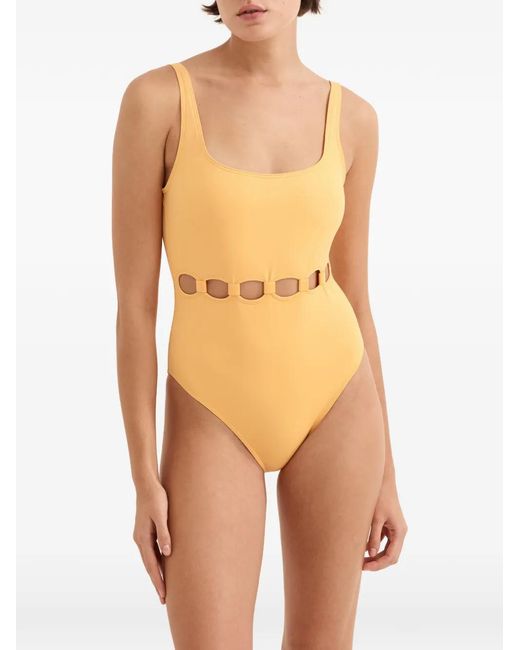Eres White Replay Cut-Out Swimsuit
