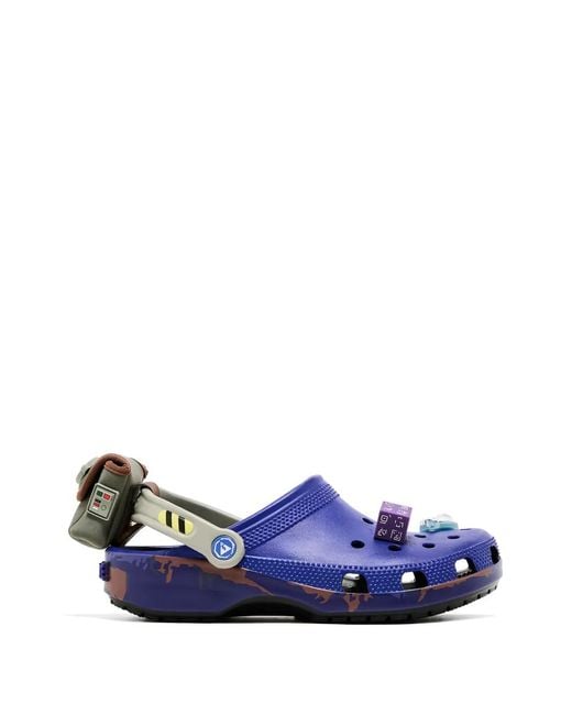 CROCSTM Blue X Fortnite Battle Bus Slides for men