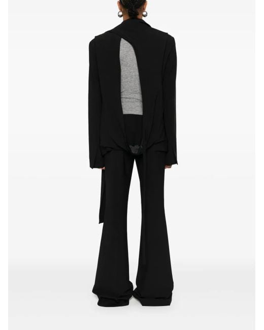 OTTOLINGER Black Open-Back Blazer