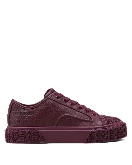 Zapatillas con plataforma y logo en relieve Marc Jacobs de color Purple